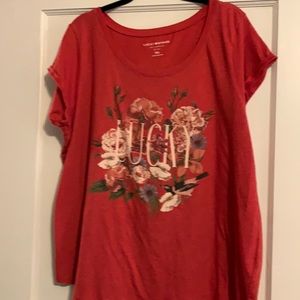 Lucky Brand floral tee